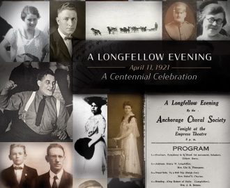 A longfellow evening booklet front cover